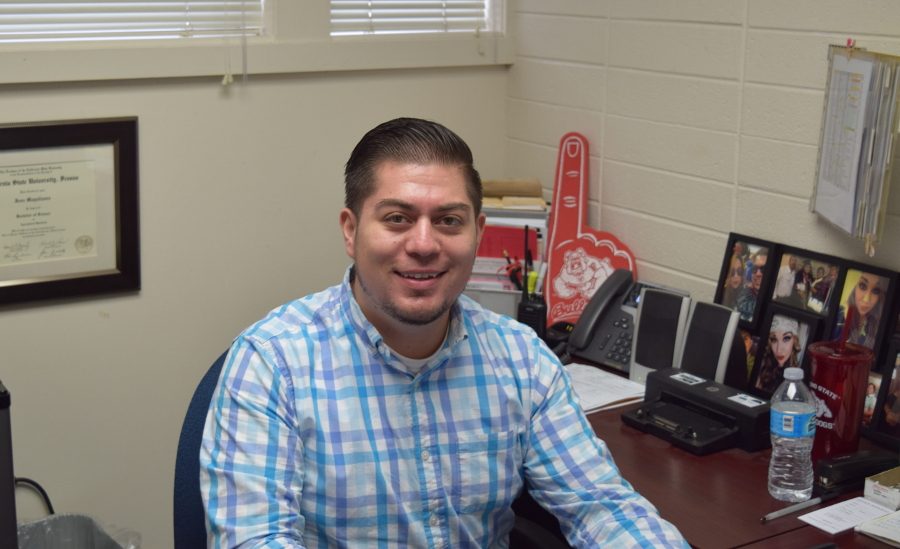 Mr. Magellanes looks forward to meeting his students.