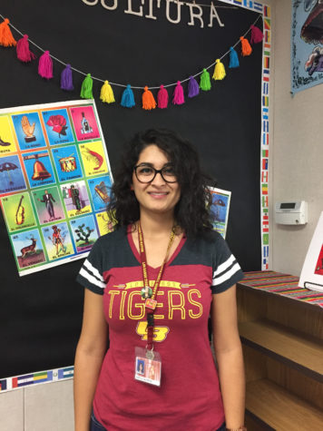 Welcoming New Tiger Teacher, Senora Calderon.