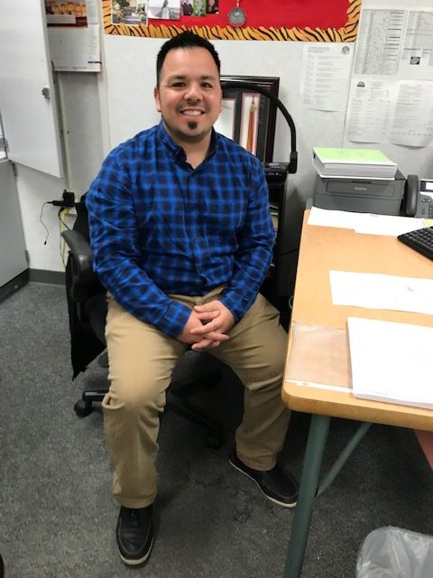 Mr. Gonzalez enjoys teaching at LBHS.