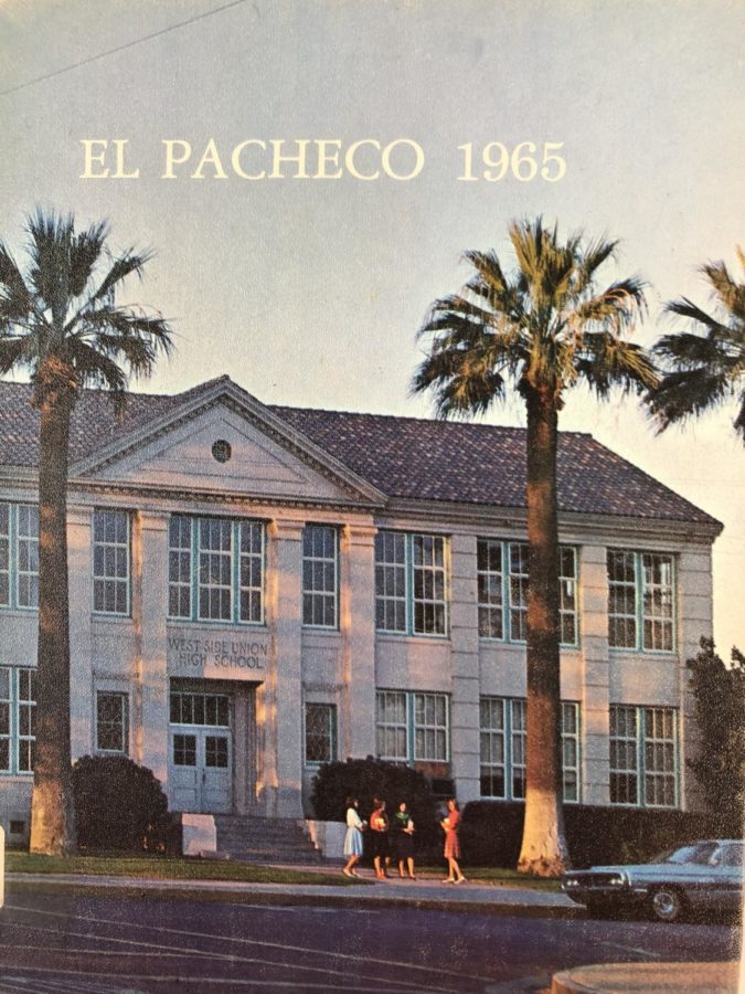 This picture shows the old high school of Los Banos.