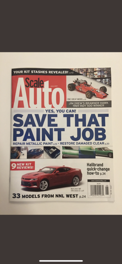 Tylers car was featured in this magazine.