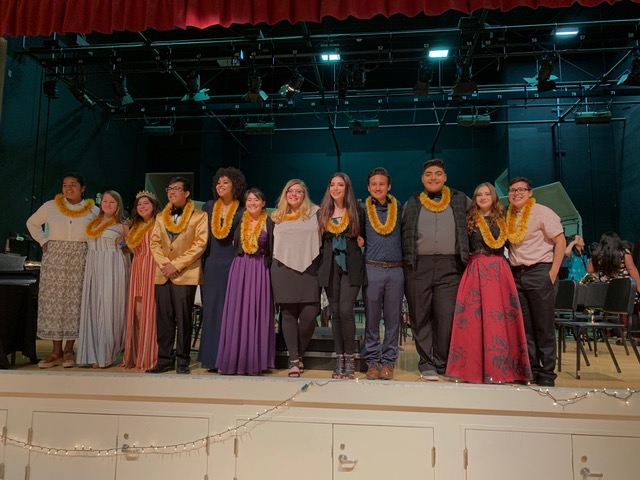 The 2019 band seniors.