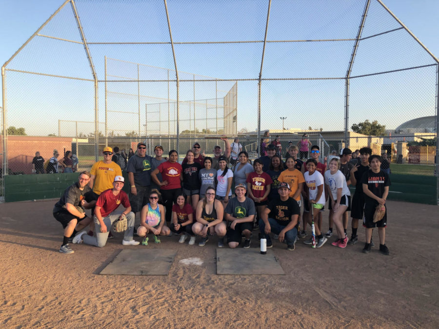 FFA+sponsored+a+softball+game.