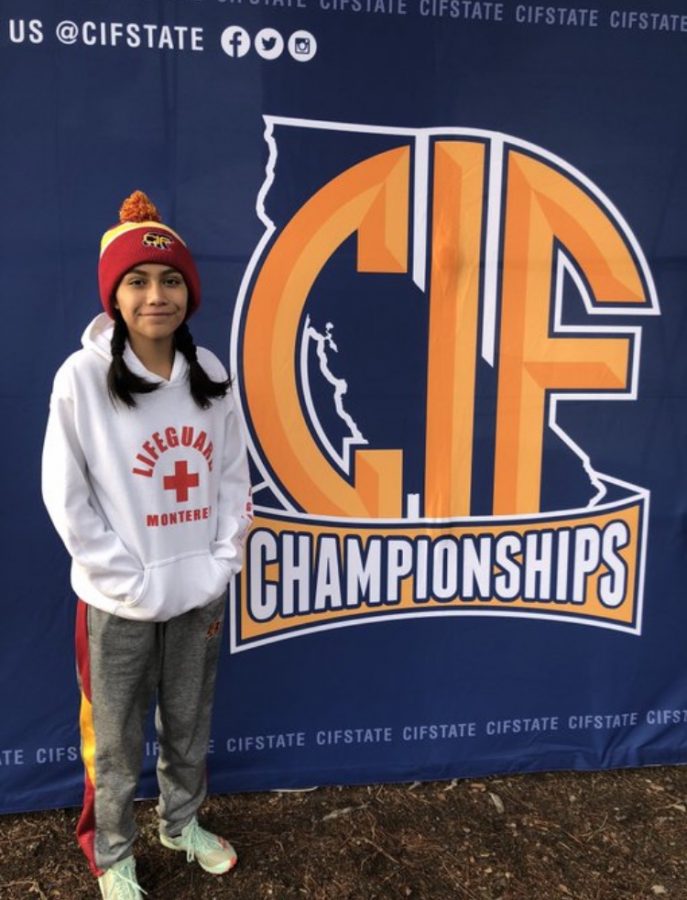 Arianna Sandoval is one of our top cross country runners.