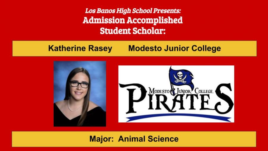Admission Accomplished:  2020 Graduate Katherine Rasey