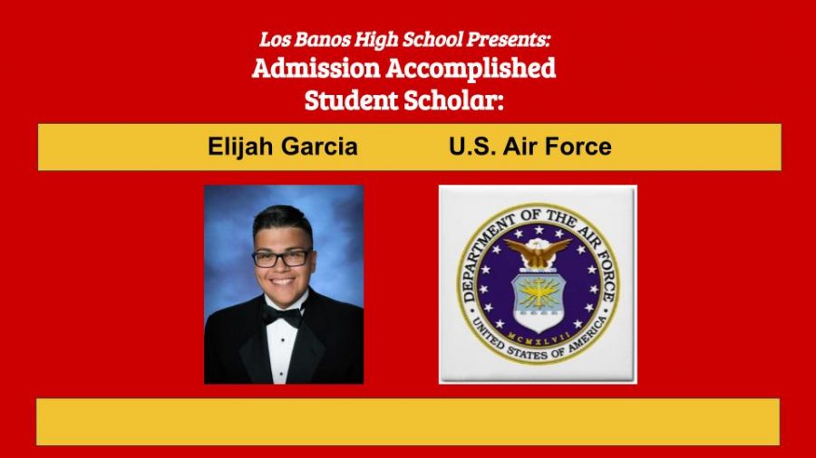 Admission Accomplished:  2020 Graduate Elijah Garcia