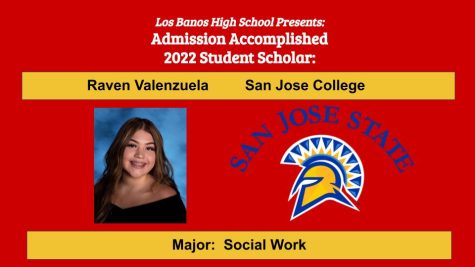 Admission Accomplished:  Raven Valenzuela