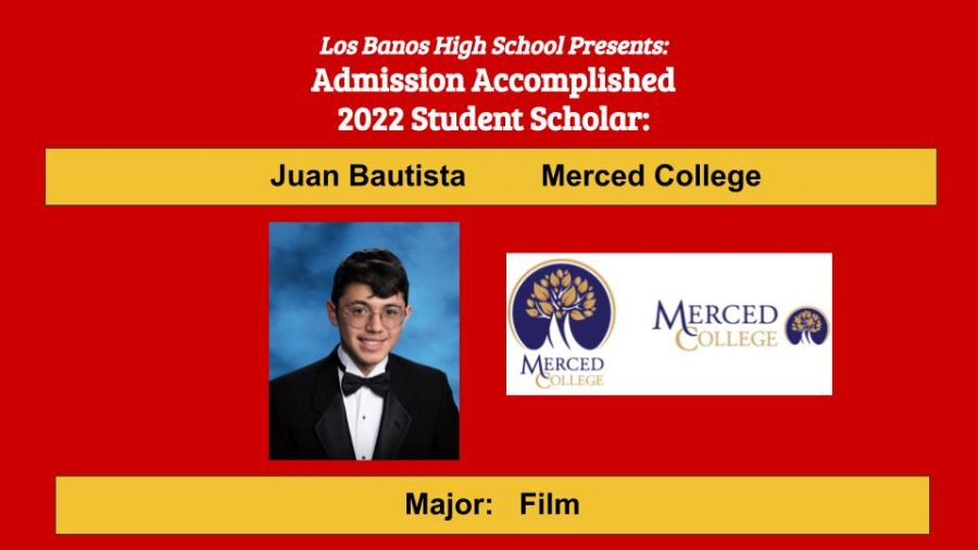Admission Accomplished:  Juan Bautista