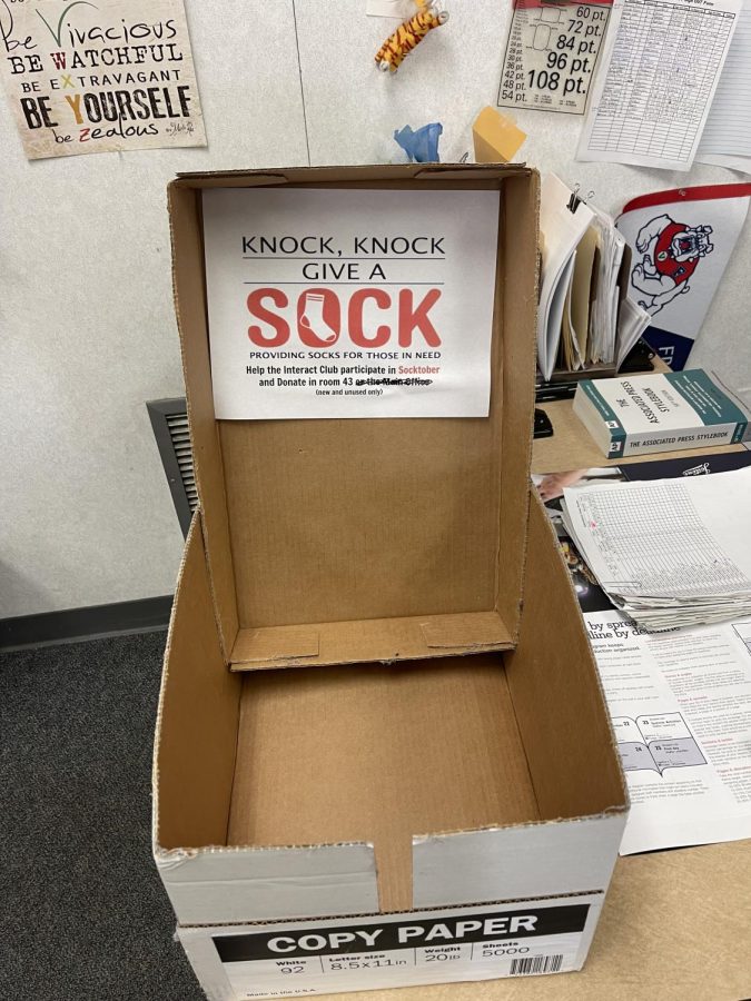 Interact Club Begins Year with Sock Drive