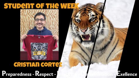 October Student of the Month:  Cristian Cortez