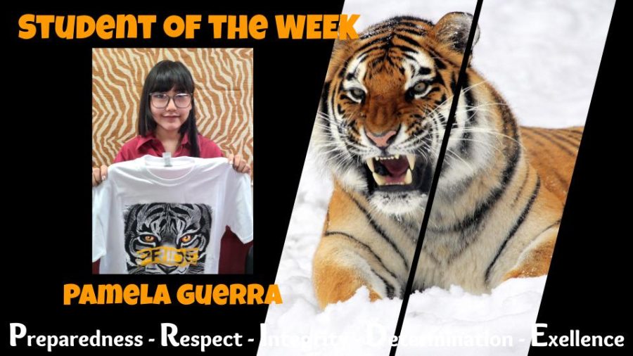 December Student of the Month:  Pamela Guerra