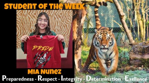 Student of the Month:  Mia Nunez