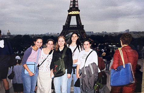The Effiel Tower in Paris, France in 2000.