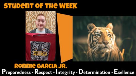 Student of the Month:  Ronnie Garcia Jr.