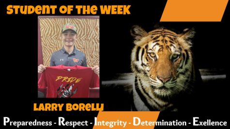 Student of the Month:  Larry Borelli
