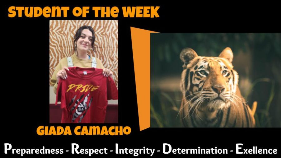 Student of the Month:  Giada Camacho