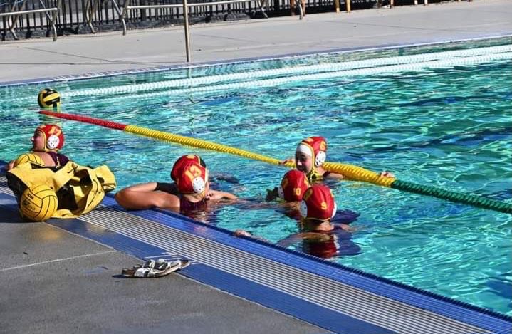 The girls water polo team continues to work hard as the season ends.