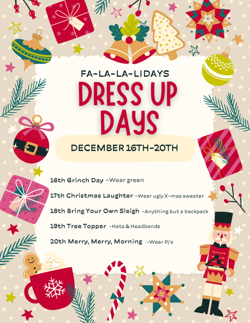 December Dress Up Days