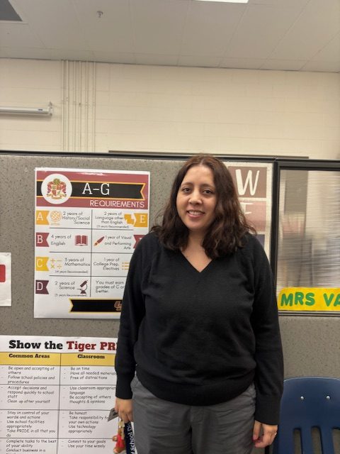 Mrs. Vazquez is excited to be part of the counseling department.