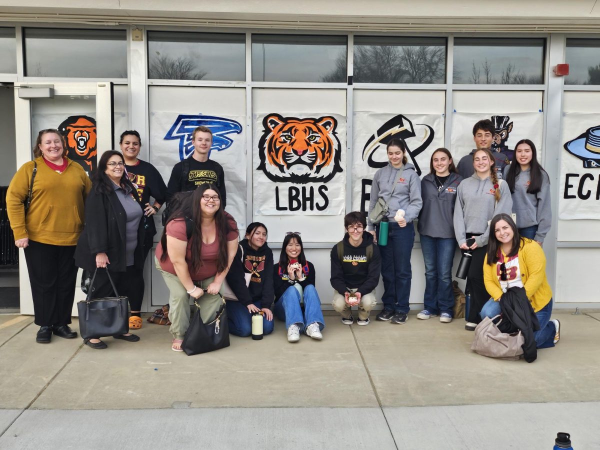 Staff and students at Merced High School for Battle of the Books!