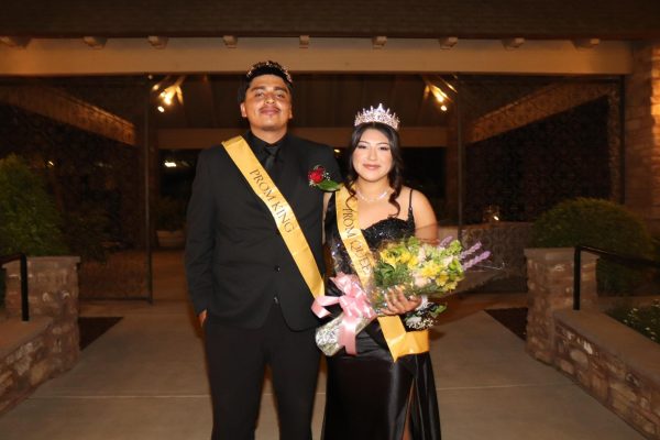 Omar Blas and Yadira Ventura were crowned during prom.