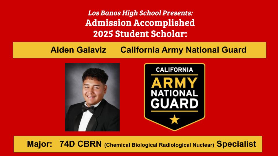 Admission Accomplished:  Aiden Galaviz