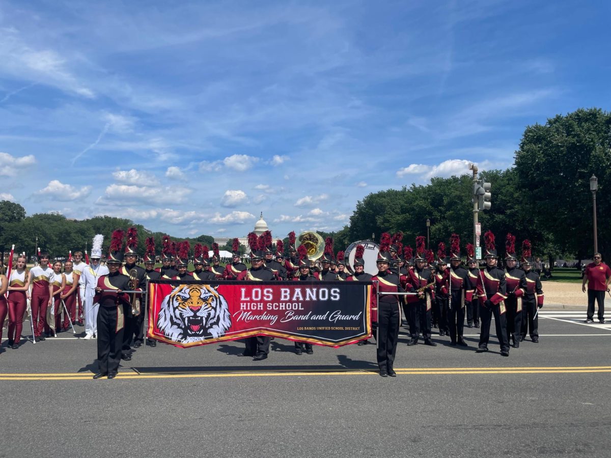 Band and guard travel to Washington to march in Memorial Day parade.