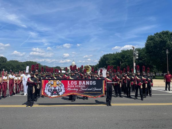 Band and guard travel to Washington to march in Memorial Day parade.