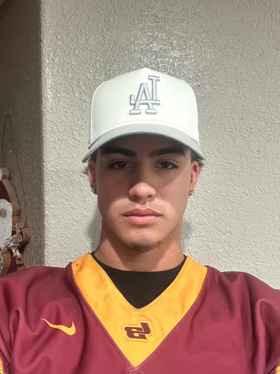 Gabriel Estrada balances school and sports.