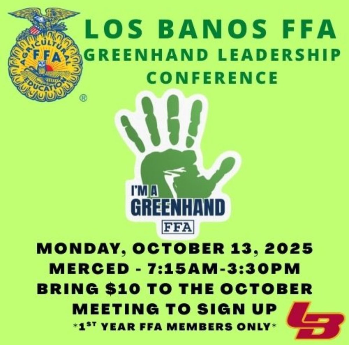 FFA Greenhand Banquet