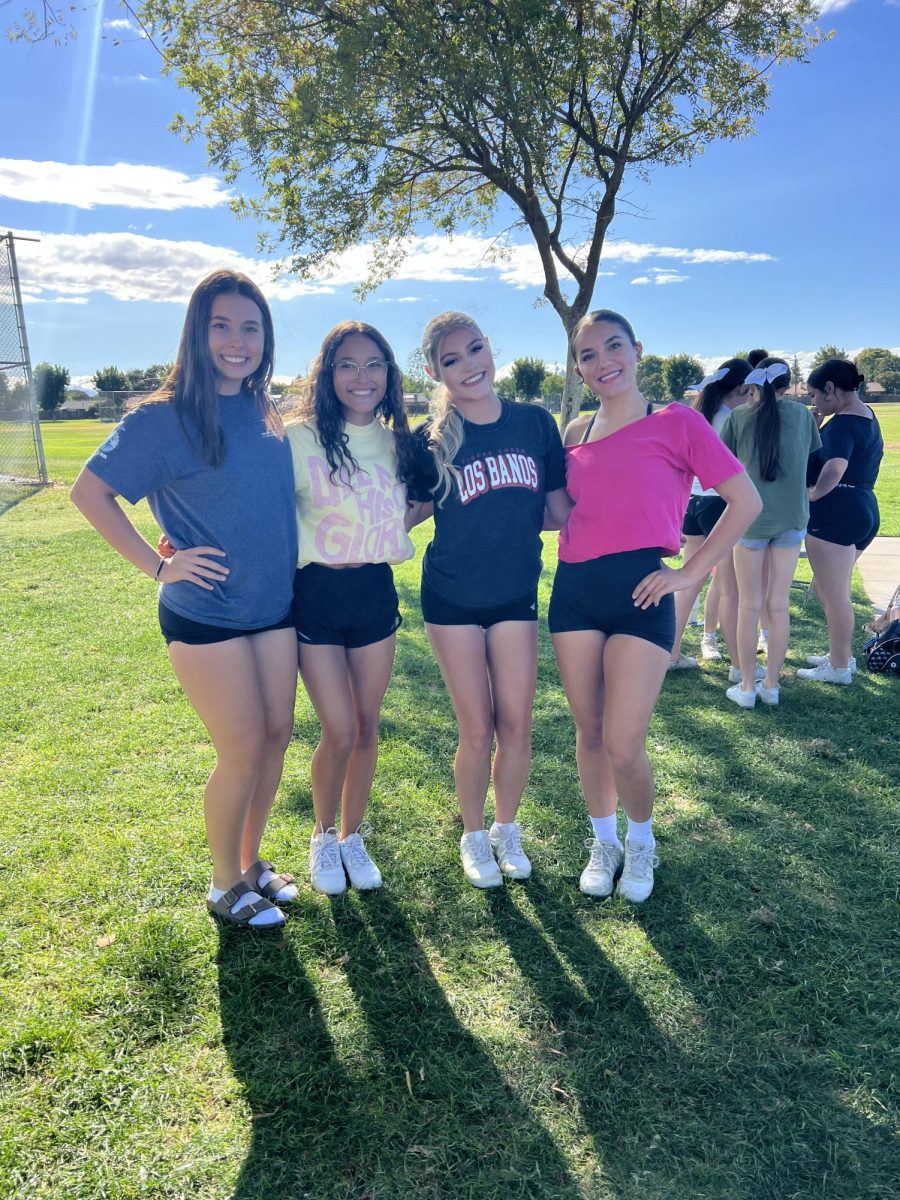 Captains Bradie Wooten, Brianna Reyna, Angelina Robertson, and Ashlynne Cancino lead the Tigers with spirit, teamwork, and pride this season. 