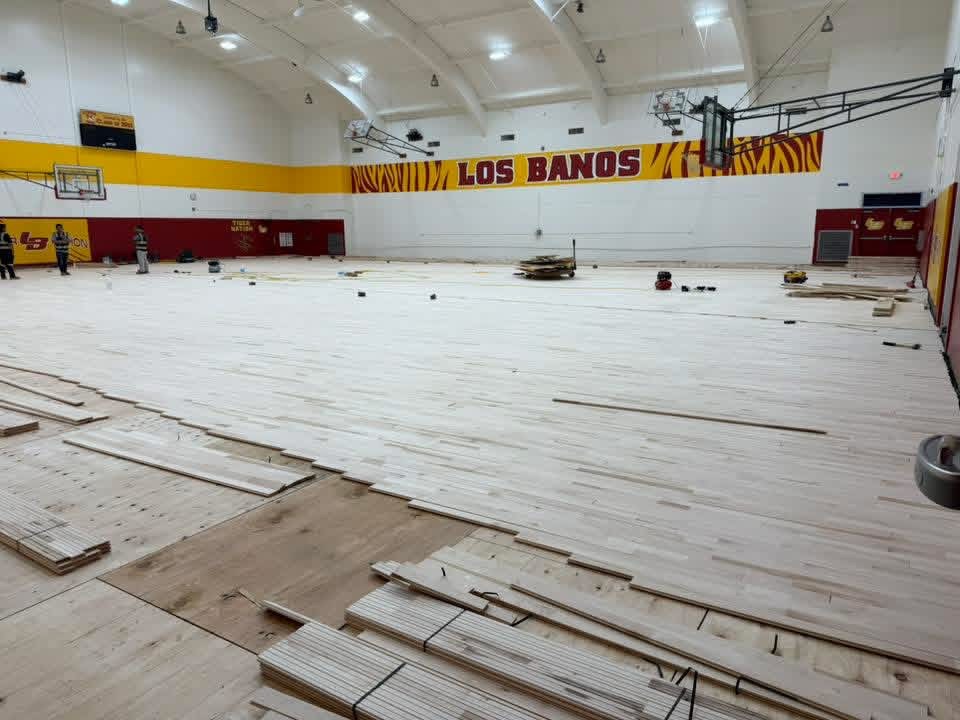 Tiger gym gets a facelift. 