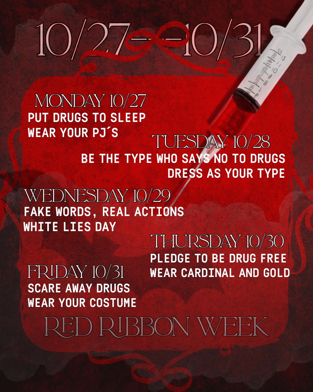 Wellness Club promotes Red Ribbon Week – PawPrint