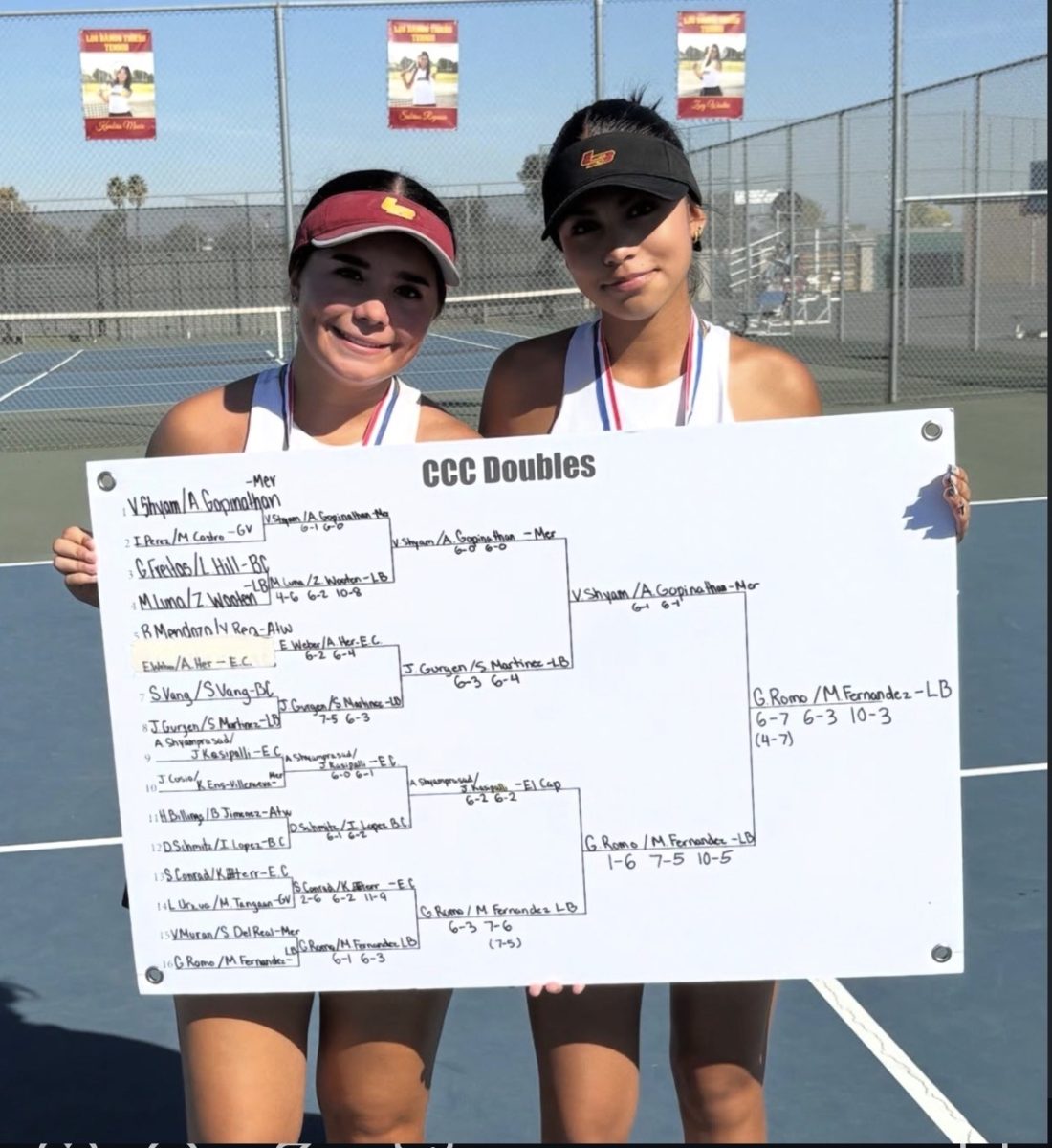 Gabby Romo & Melissa Fernandez move on to sections.
