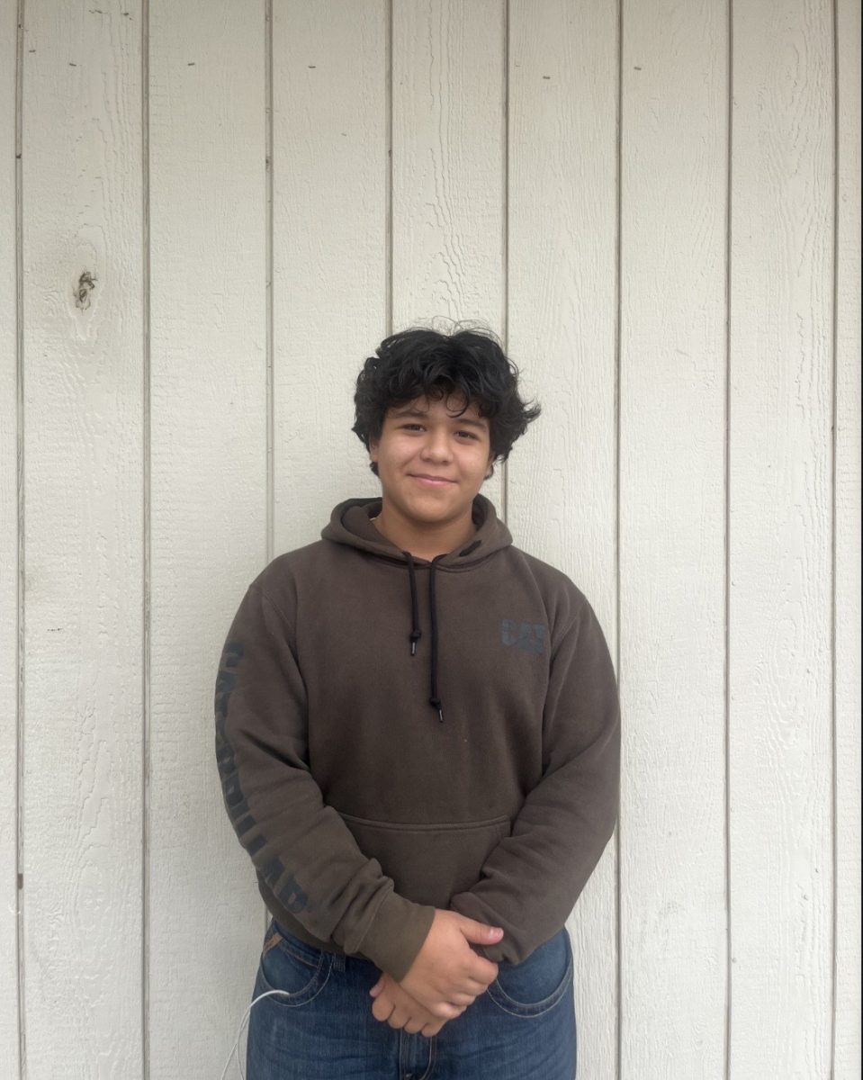Diego Barragan lead the food drive.