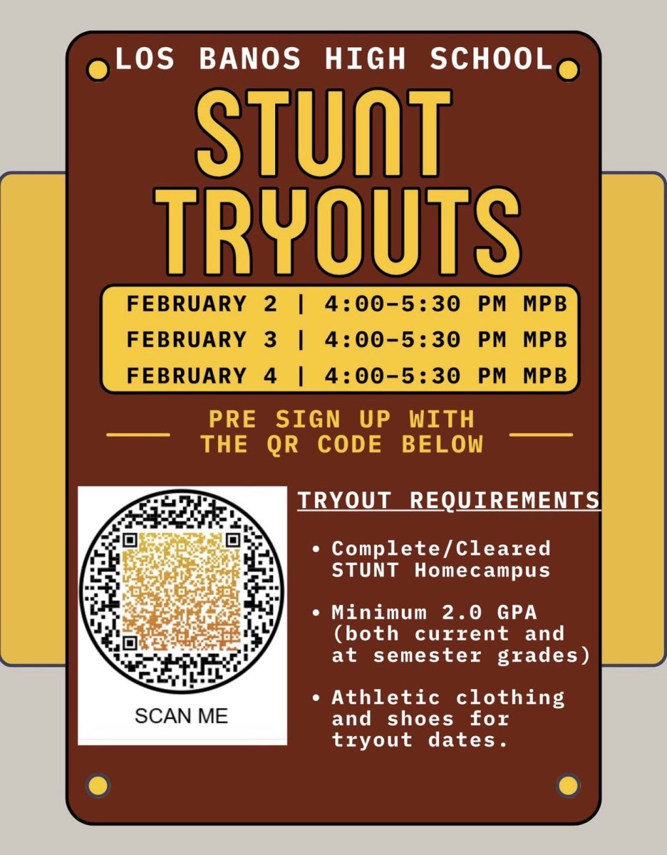STUNT tryouts coming up this spring season.