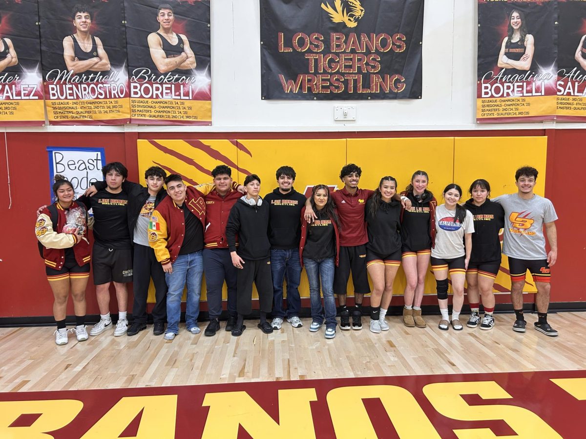 Seniors being together for their senior night.