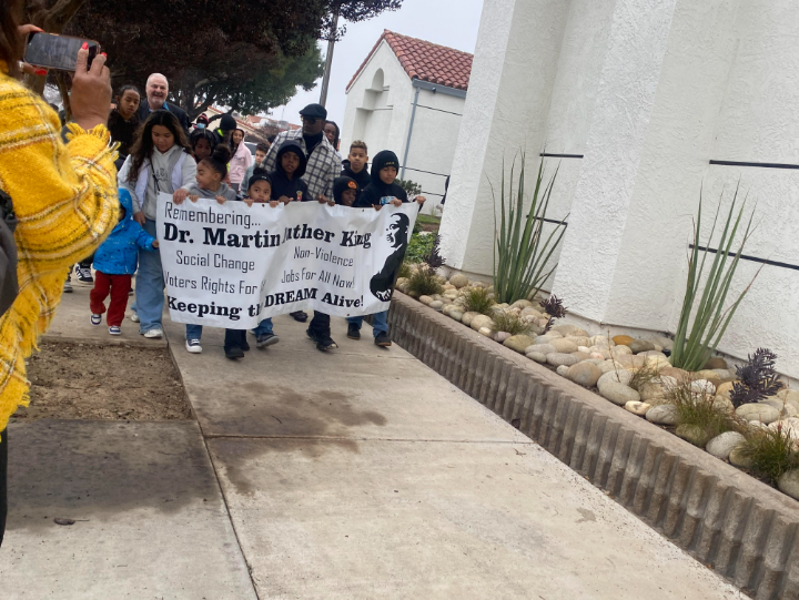 Community comes together for MLK march.