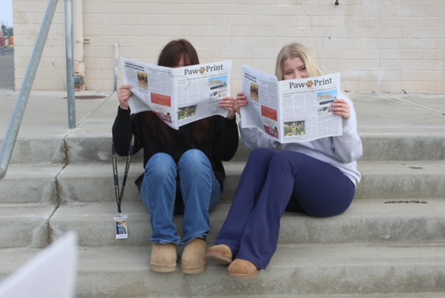 Journalism students enjoy not only writing the articles, but reading the PawPrint newspaper as well.