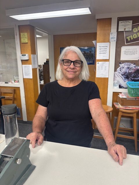 We recognize librarian Ms. Accardo in honor of School Library Month in April. 