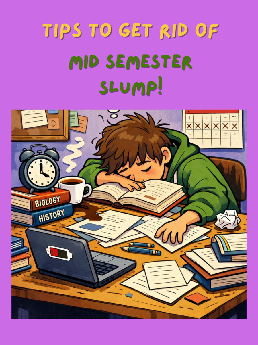 Mid-semester slump can make it hard to stay motivated, here are some ways to help with that!