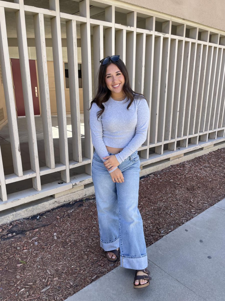 Mia Duran counts down school year.
